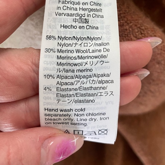 Madewell wool and alpaca color block sweater size small - Picture 4 of 5